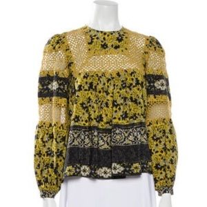 Sea New York Silk Floral Blouse XS